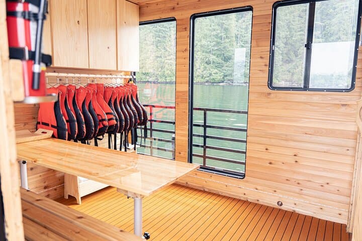 Private Sauna Boat in Indian Arm — Floating Cedar Sauna & Cold Plunge near Vancouver photo 3