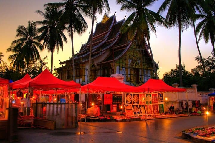 Luang Prabang Sunset Cruise: Mekong Evening & Night Market Private Tour photo 6