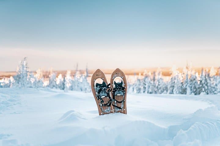 Snowshoeing in the Arctic Wilderness — Rovaniemi Guided Snowshoe Walk & Campfire photo 2