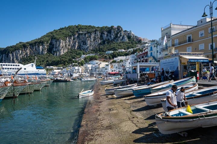 Capri Blue Grotto Full-Day Guided Tour: Explore Anacapri, Mount Solaro & Faraglioni