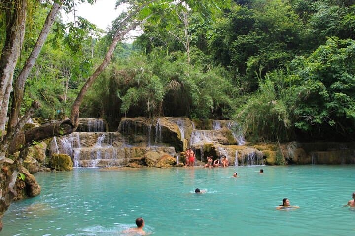 Luang Prabang Private Cultural Tour: Morning Alms, Royal Museum & Kuang Si Waterfall photo 3