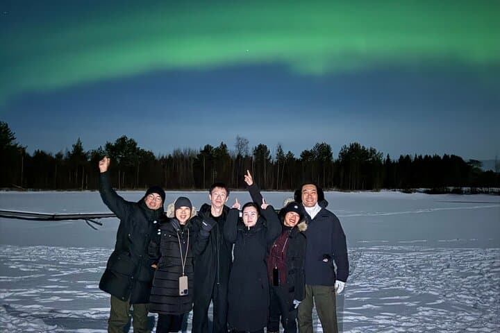 Family-Friendly Aurora Minivan Tour from Rovaniemi: Northern Lights by Firelight