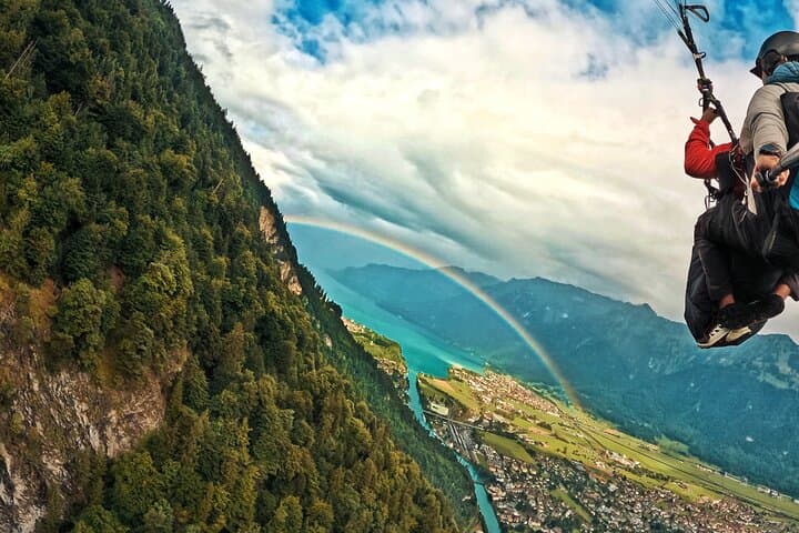 Shared Paragliding from Chalais: Tandem Flights Over the Swiss Alps photo 3