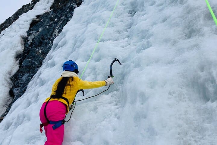 Conquer Alaska's Frozen Giants: Winter Ice Climbing Adventure in Seward photo 6