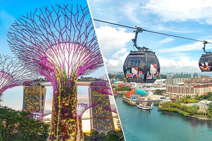 Singapore Cable Car Sky Pass & Gardens by the Bay — Cloud Forest, Flower Dome & Supertree Views photo 1