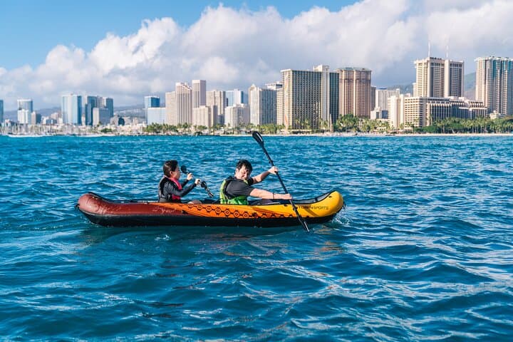 Waikiki Sunset Turtle Snorkel: Sea Scooters, SUP & Guided Ocean Tour photo 5