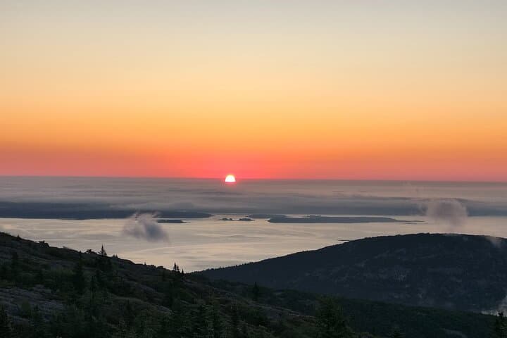 Experience Sunrise and Sunset at Cadillac Mountain Summit in Acadia National Park