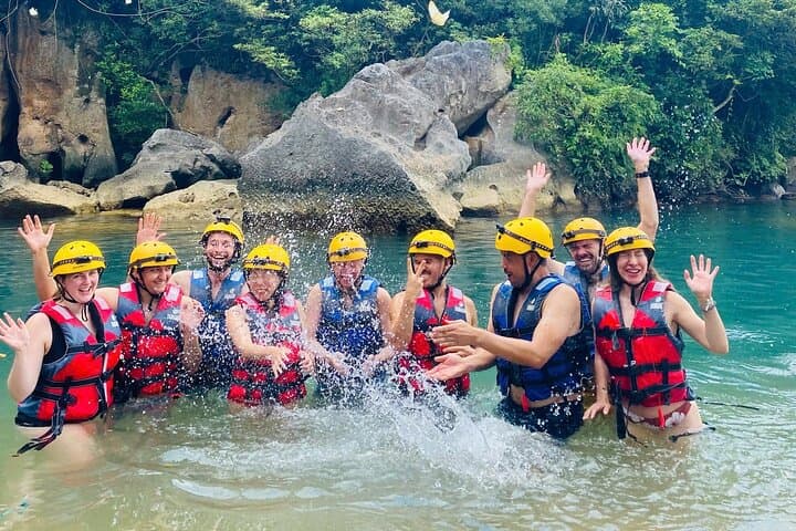 Paradise Cave & Dark Cave Day Trip from Hue — Zipline, Kayak and Underground Mud Baths photo 6