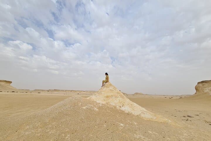 Zekreet West Coast Tour: Desert Cliffs, Richard Serra Sculpture & Camel Racing photo 5