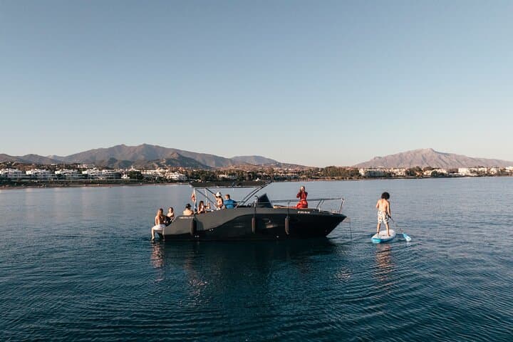 3-Hour Private Boat Charter Estepona: Dolphins, Snorkel & SUP photo 2