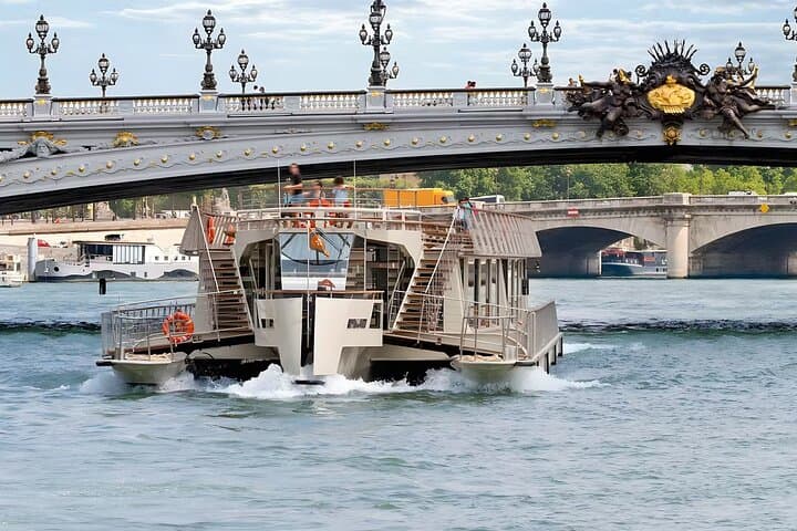 Seine River 1-Hour Sightseeing Cruise from Eiffel Tower — Paris Highlights by Boat