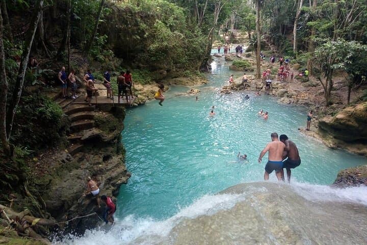 Ocho Rios Blue Hole Waterfalls, Lunch & Beach Tour — Swim, Swing and Shore Time photo 2