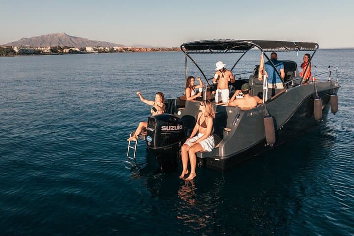 Private 1-Hour Boat Charter in Estepona: Coastal Cruise, Snorkel & SUP photo 2