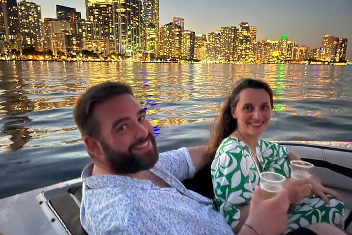 Private Miami Boat Tour: Sunset Cruise & Sandbar Swim in Biscayne Bay photo 2