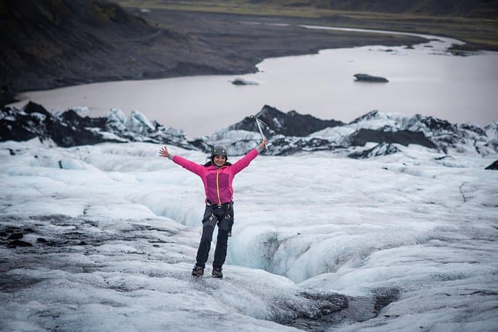 Sólheimajökull Glacier Hike and Zipline: Ice Walks, Crevasses & High-Flying Views photo 3