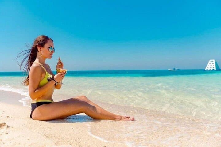 Private Speedboat to Hula Hula Island from Hurghada: Snorkel, Subwing & Beach Escape photo 1