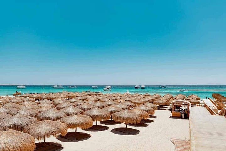 Private Speedboat to Hula Hula Island from Hurghada: Snorkel, Subwing & Beach Escape photo 3