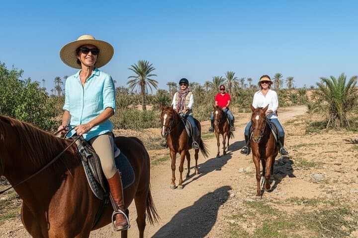 Exclusive Horseback Journey Through Marrakech Palmeraie Oasis
