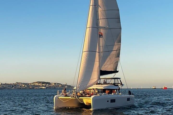 Lisbon Luxury Catamaran Sunset and Wine Cruise on the Tagus River photo 5