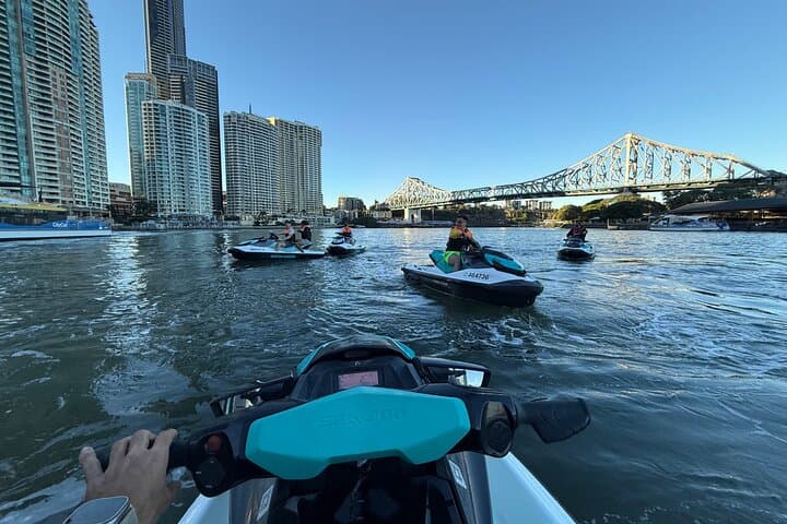 Sunset Jetski Tour on the Brisbane River: Golden Hour City Ride photo 6