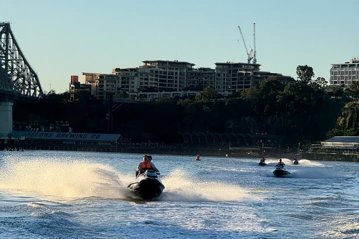 Sunset Jetski Tour on the Brisbane River: Golden Hour City Ride photo 3