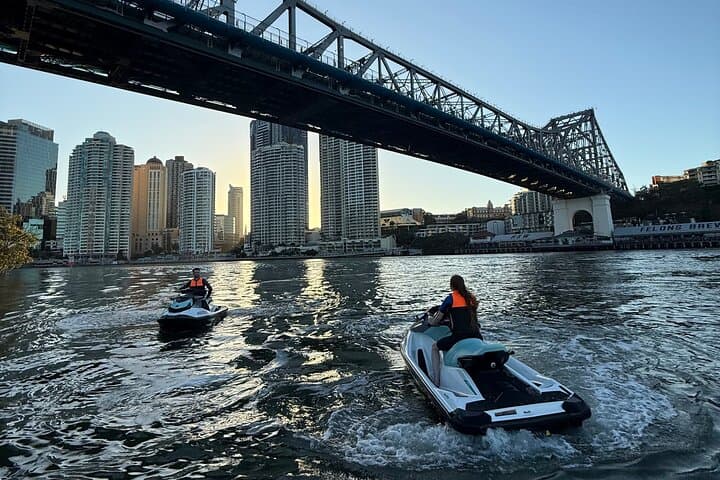 Sunset Jetski Tour on the Brisbane River: Golden Hour City Ride photo 2