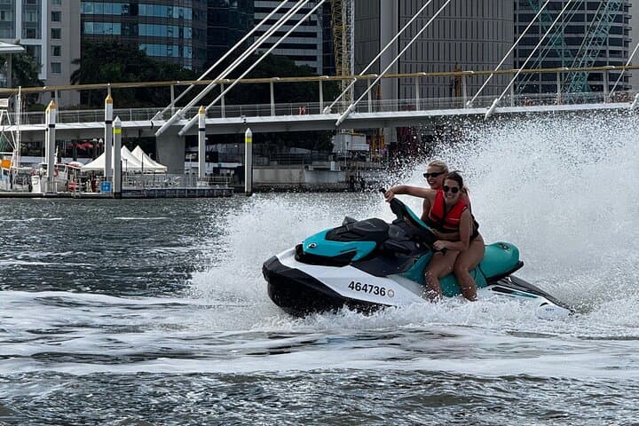 Sunset Jetski Tour on the Brisbane River: Golden Hour City Ride photo 4