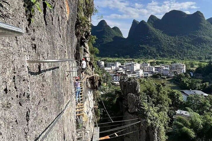 Yangshuo Via Ferrata Private Tour — 3-Hour Cliff Adventure with Transfer photo 5