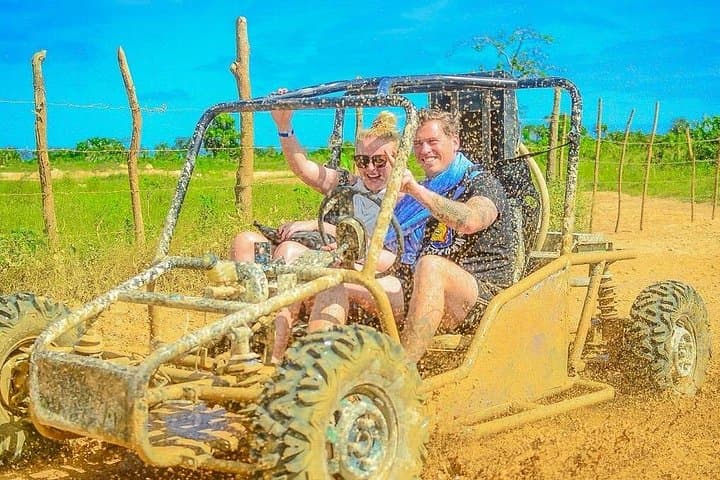 Punta Cana Buggy to Macao Beach & Cueva Taína: Off‑Road Thrill and Coastal Swim photo 2
