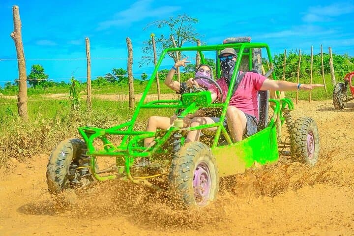 Punta Cana Buggy to Macao Beach & Cueva Taína: Off‑Road Thrill and Coastal Swim photo 3