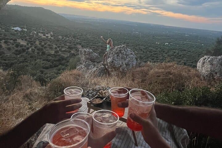 Sunset Aperitif and Olive-Grove Walk in Ostuni Hills