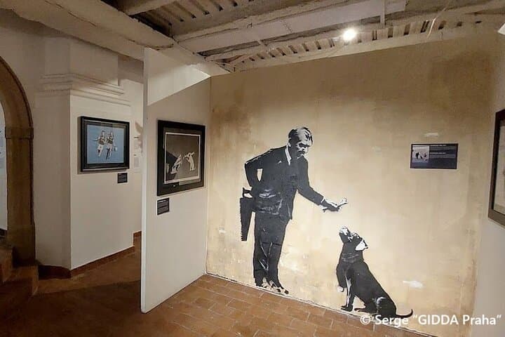Explore Banksy in Prague: Museum Ticket + Self-Guided Digital City Tour