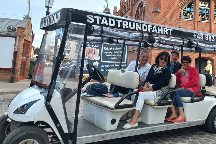 Gdańsk Buggy & Golf Cart City Tour — 1-Hour Live Guided Sightseeing