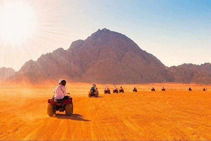 Red Sea Desert ATV Adventure: Dunes, Echo Mountain & Bedouin Tea from Sharm El Sheikh photo 1