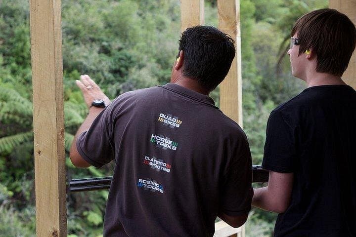 Claybird Shooting in Rotorua: 4WD Range Above Lake Ngongotaha