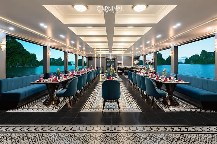 5-Star Hanoi to Ha Long Bay Cruise: Kayaking, Buffet & Sunset Party photo 2