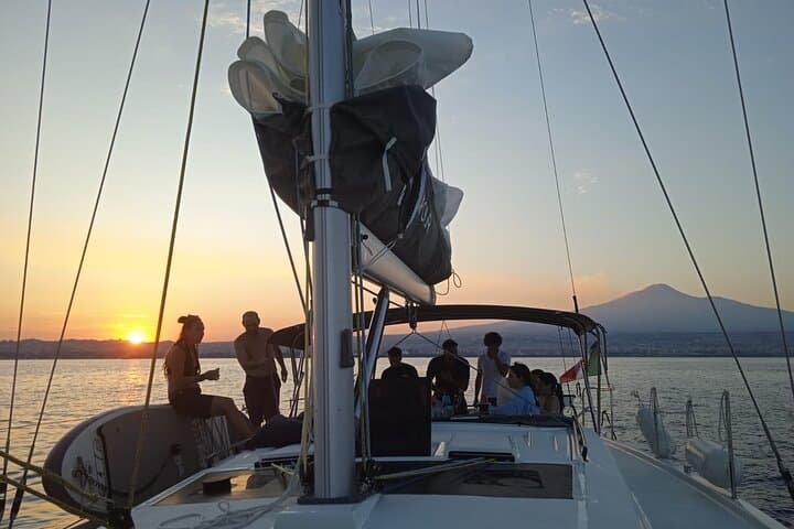 Catania Coastal Boat Tour with Snorkeling and Sicilian Aperitif photo 4
