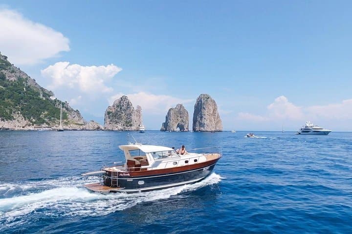 Private Luxury Gozzo 45 Tour: Capri & Amalfi Coast Boat Charter from Sorrento photo 1