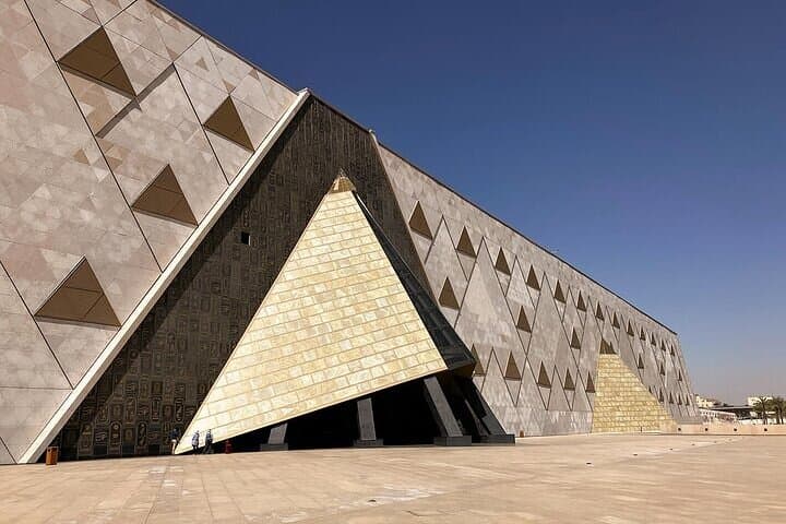 Grand Egyptian Museum and Sunset Camel Ride at the Pyramids — Giza Highlights Tour photo 2