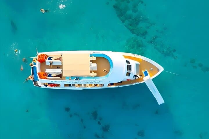 Blue Lagoon Half-Day Boat Trip from Paphos with Water Slide — Akamas Snorkel & Swim
