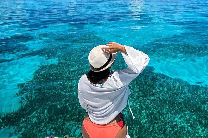 Sailing to Isla Mujeres: 7-Hour Catamaran Snorkel, Open Bar & Beach Club Buffet photo 1