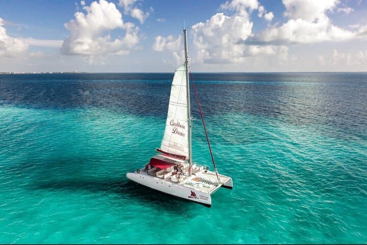 Isla Mujeres Catamaran Adventure: Snorkel, Spinnaker & Beach Club Lunch photo 6