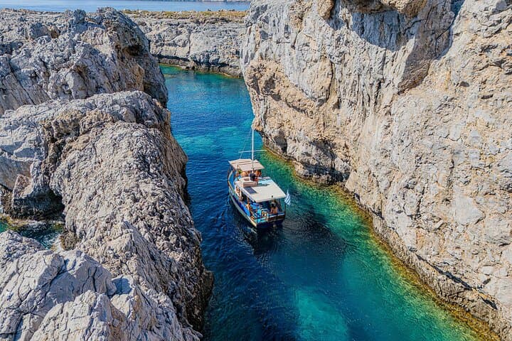 Private Lindos Sunset Cruise on a Traditional Greek Boat