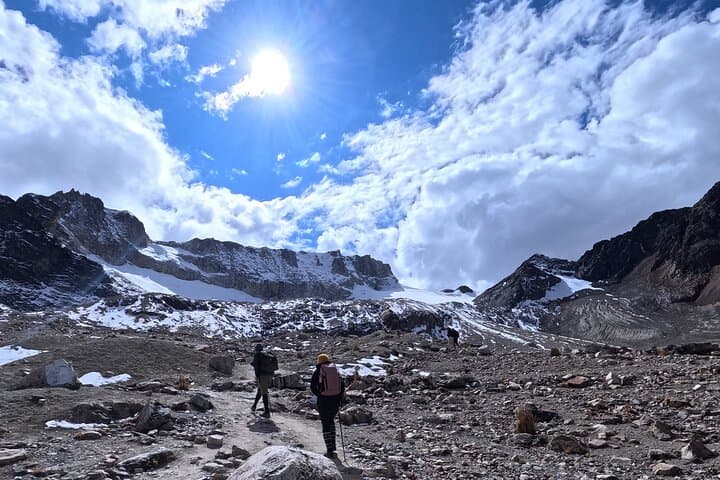 Hike the Bolivian Altiplano to Nevado Charquini and Milluni Lagoon from La Paz photo 5