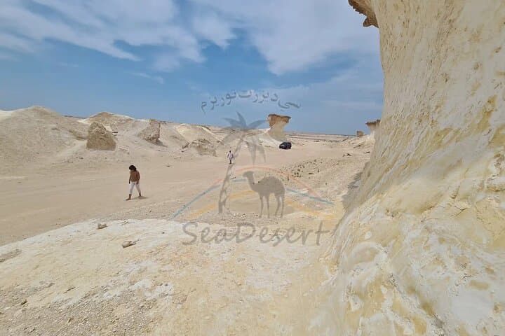 Zekreet West Coast Tour: Desert Cliffs, Richard Serra Sculpture & Camel Racing photo 3