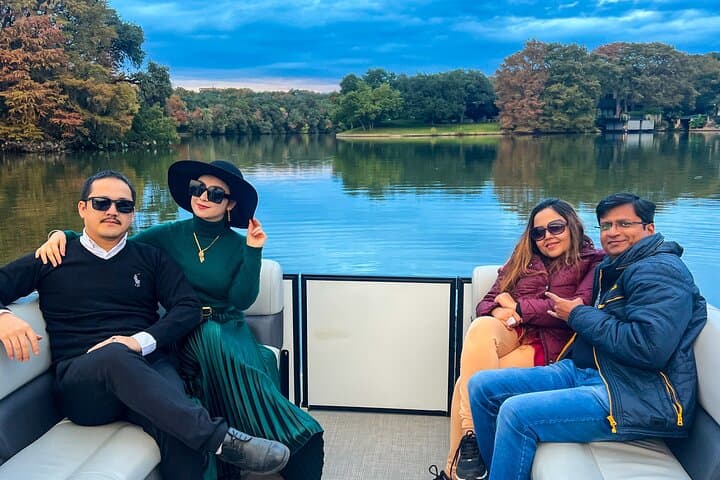 Exploring Lake Austin: A 2-Hour Pontoon Boat Tour with Sun Shading and Scenic Views photo 3