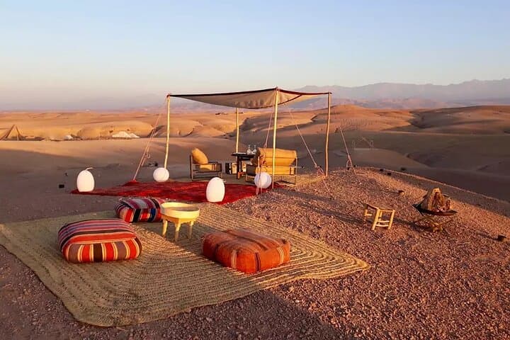 Private Agafay Desert Sunset 4x4 Dinner and Fireshow from Marrakech photo 6