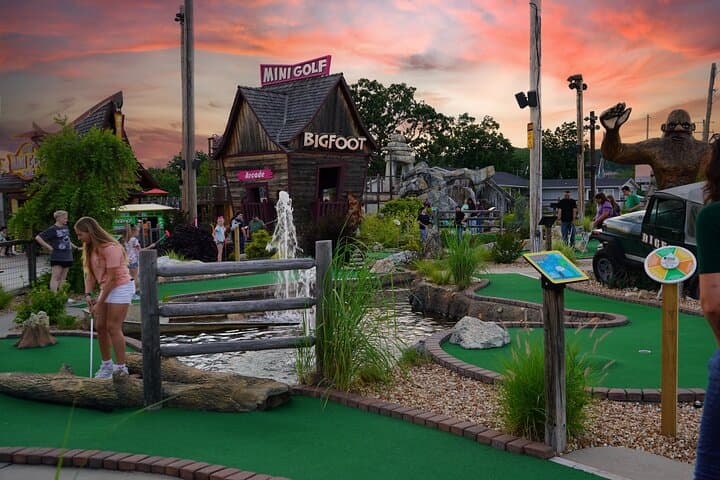 Play Bigfoot: Branson’s Glow-in-the-Dark Mini Golf Experience