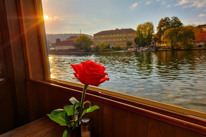 Prague Valentine’s Dinner Cruise on the Vltava — Prosecco & Castle Views photo 4