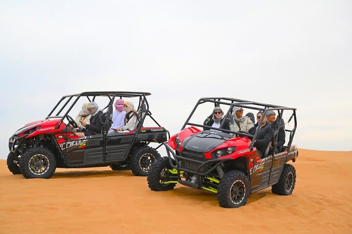 Dubai Desert Safari: Dune Bashing, Camel Ride, Quad & Cultural Camp Experience photo 2